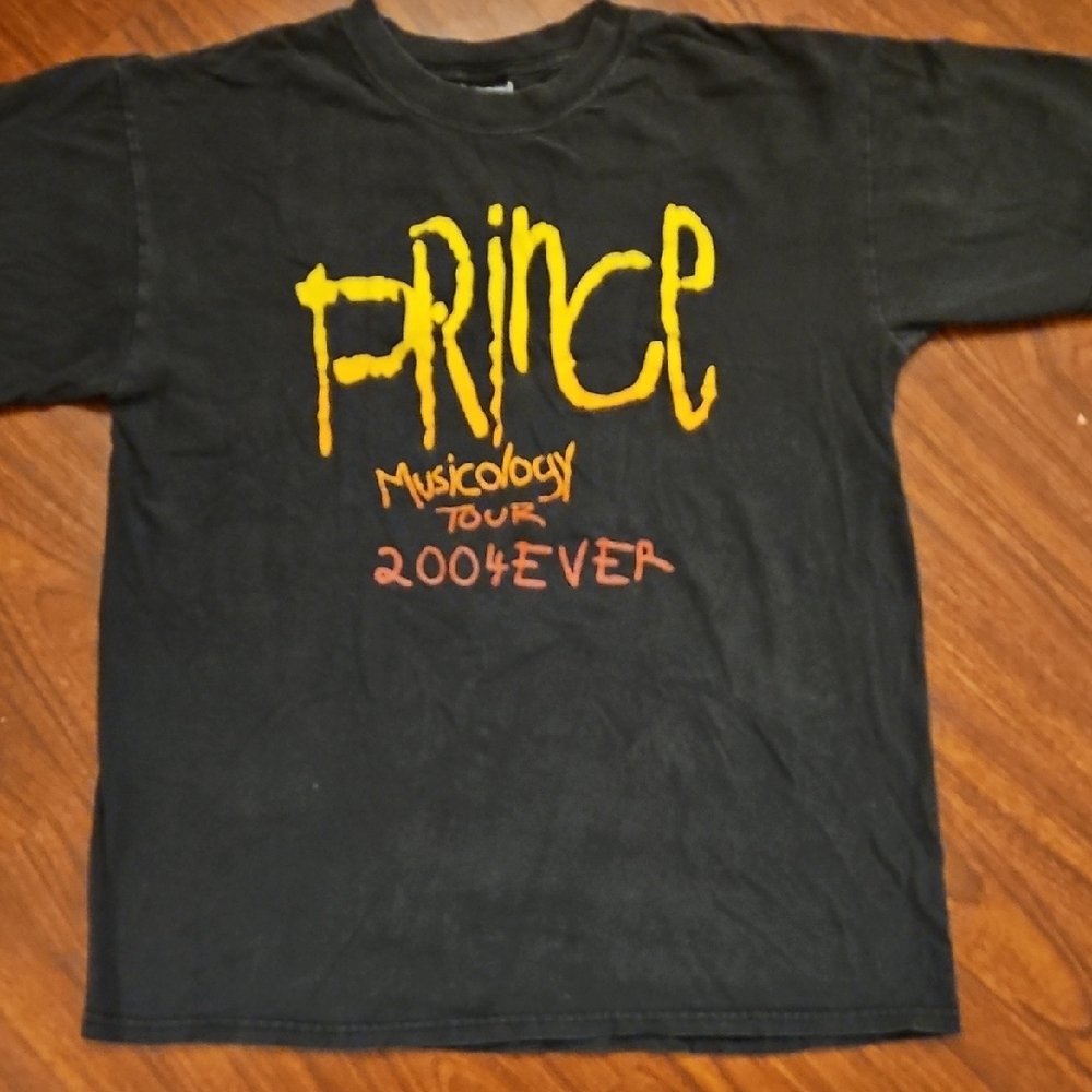 Vintage Prince Musicology Tour Shirt 2004ever Npg Apparel Tag Size M Rare